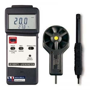 Vane Style Thermo-Anemometer - Trusted for HVAC air flow and humidity measurement. HVAC TAB Services